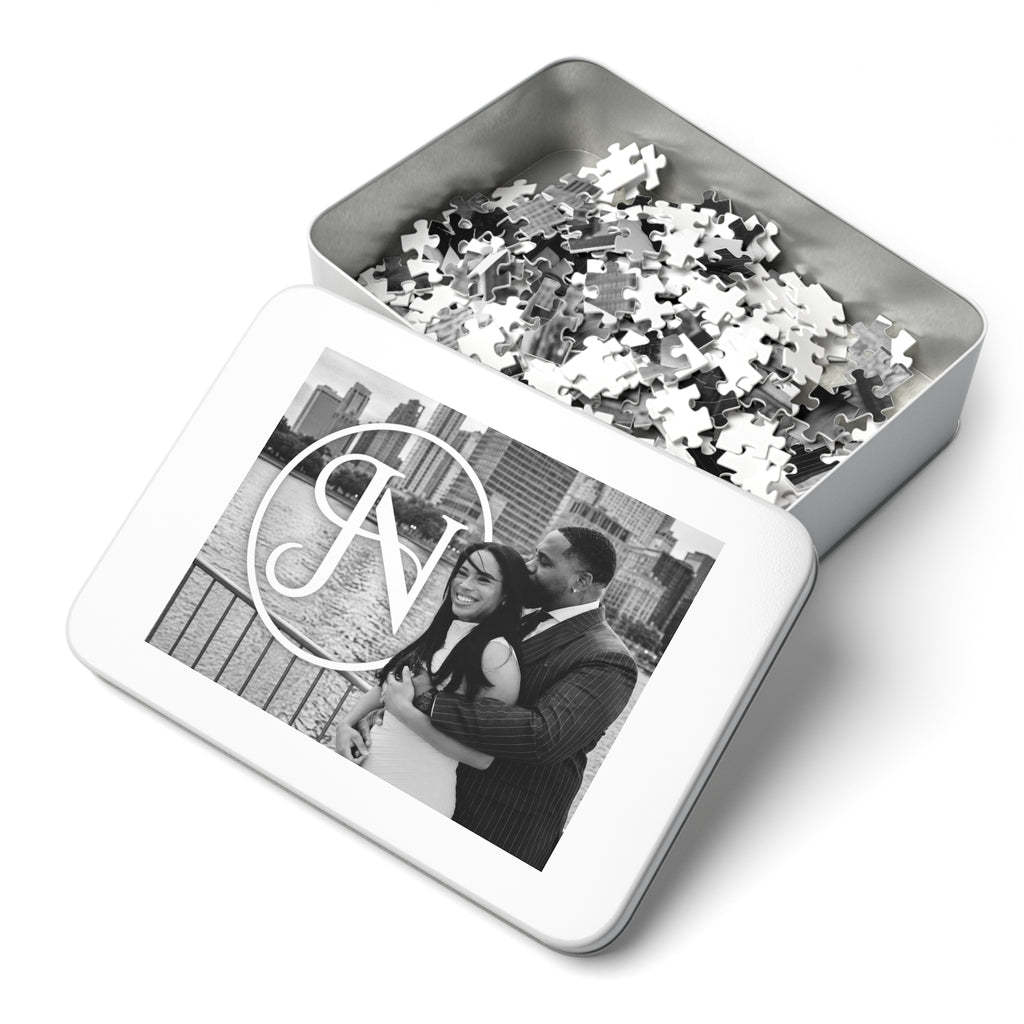 Nigel & Jalen Photo Jigsaw Puzzle with Tin - Custom Keepsake