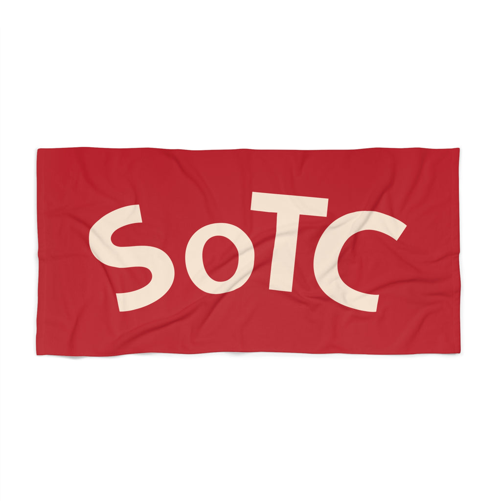 HU SOTC SPR '86 Gamma Iota SoTC Red Beach Towel