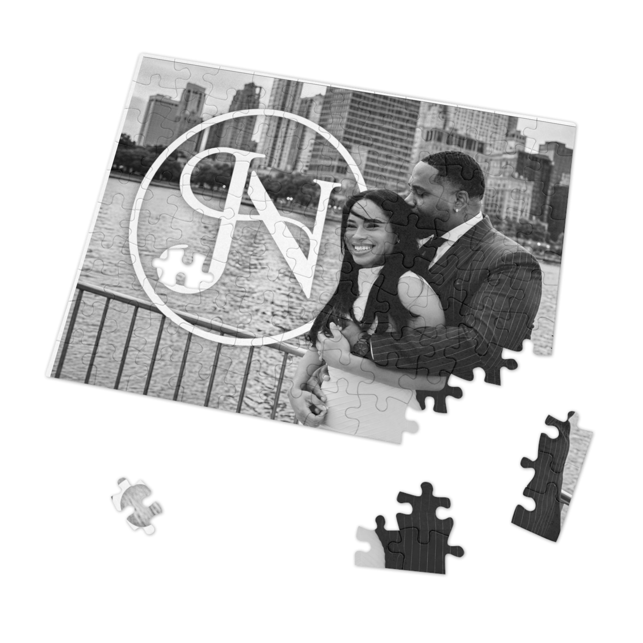 Nigel & Jalen Photo Jigsaw Puzzle with Tin - Custom Keepsake