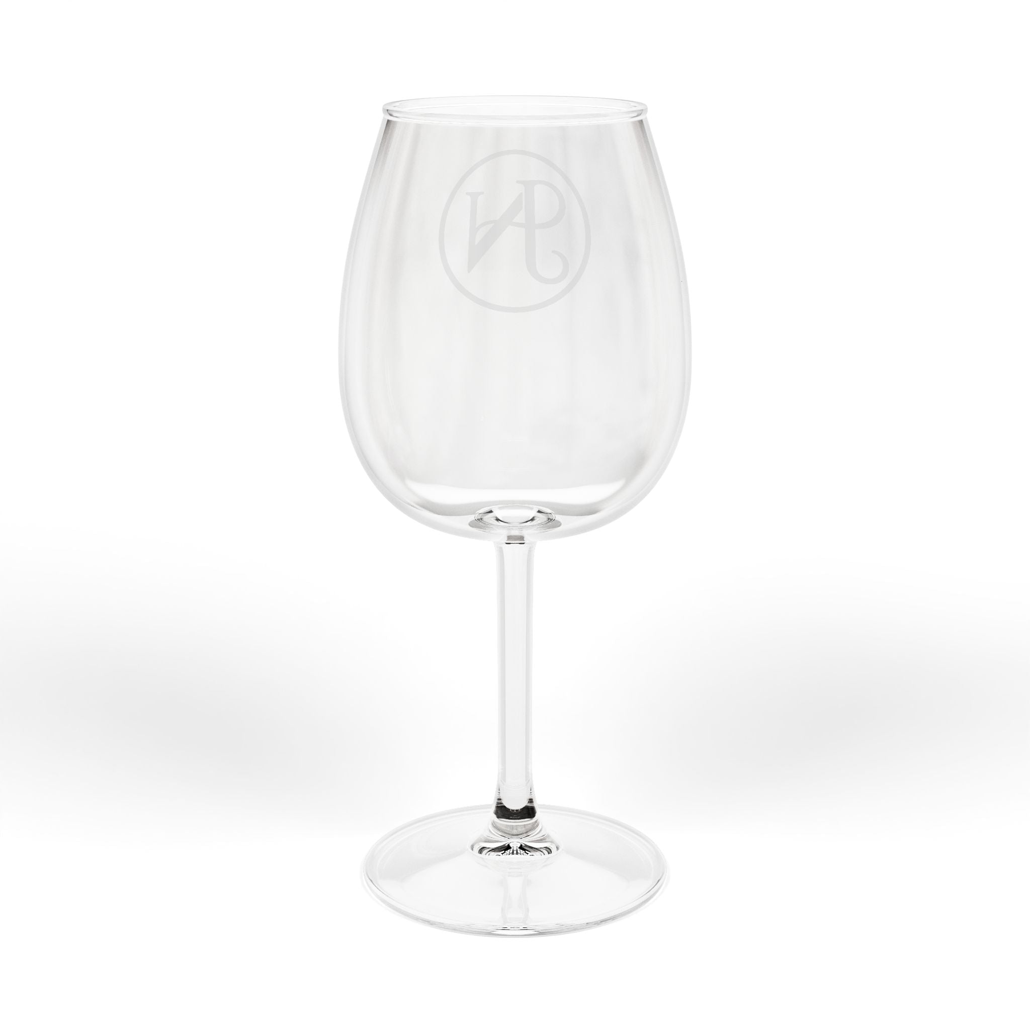 Nigel & Jalen Monogrammed 12oz Wine Glass – Elegant Engraved 'N' Stemware