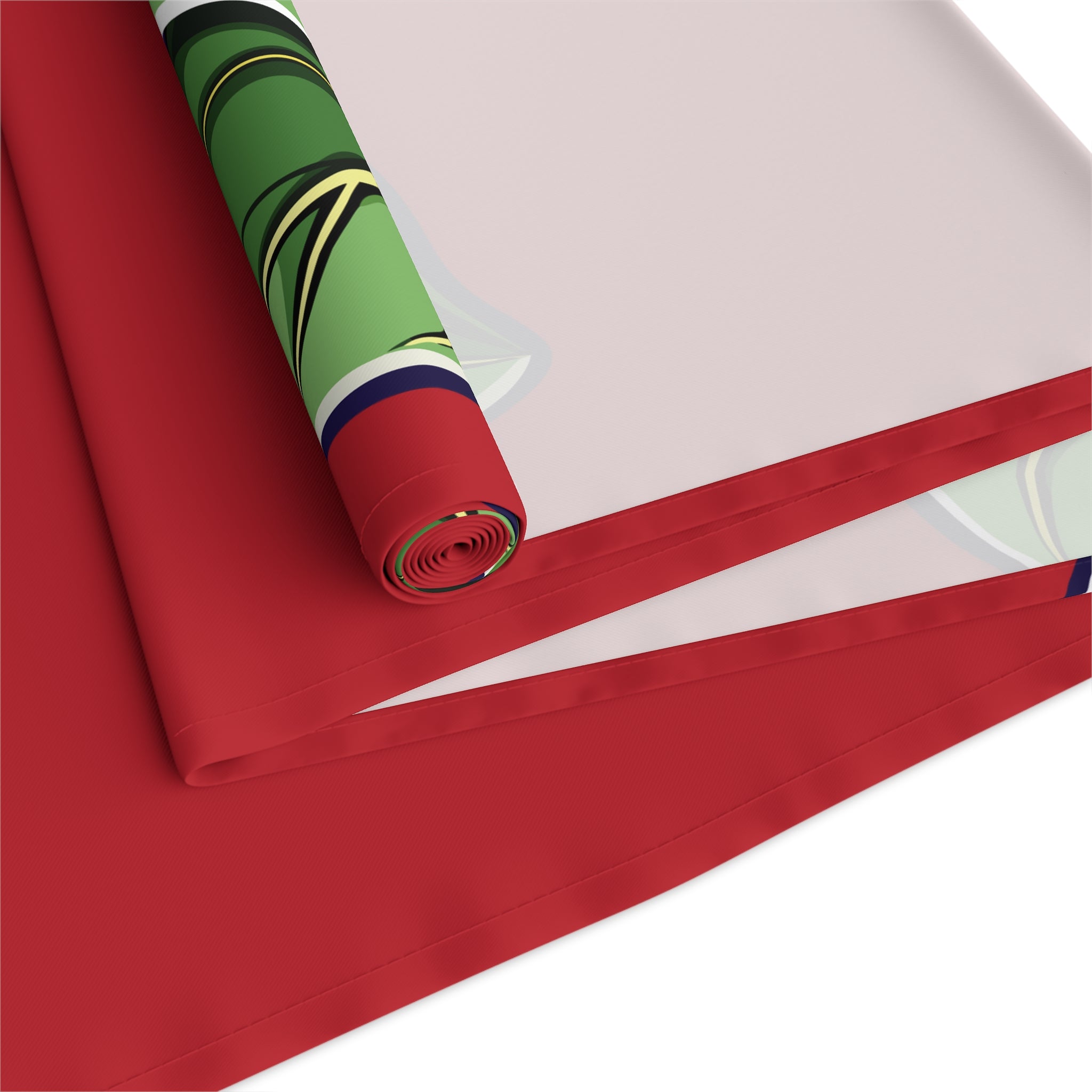 HU SOTC SPR '86 Floral Violets Table Runner — Purple Blossom Decor for Dining & Seasonal Gatherings