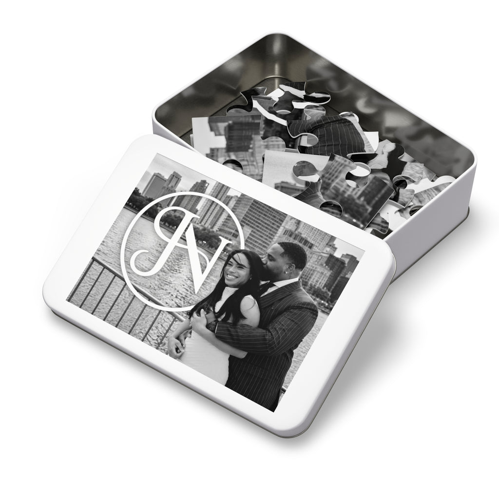 Nigel & Jalen Photo Jigsaw Puzzle with Tin - Custom Keepsake