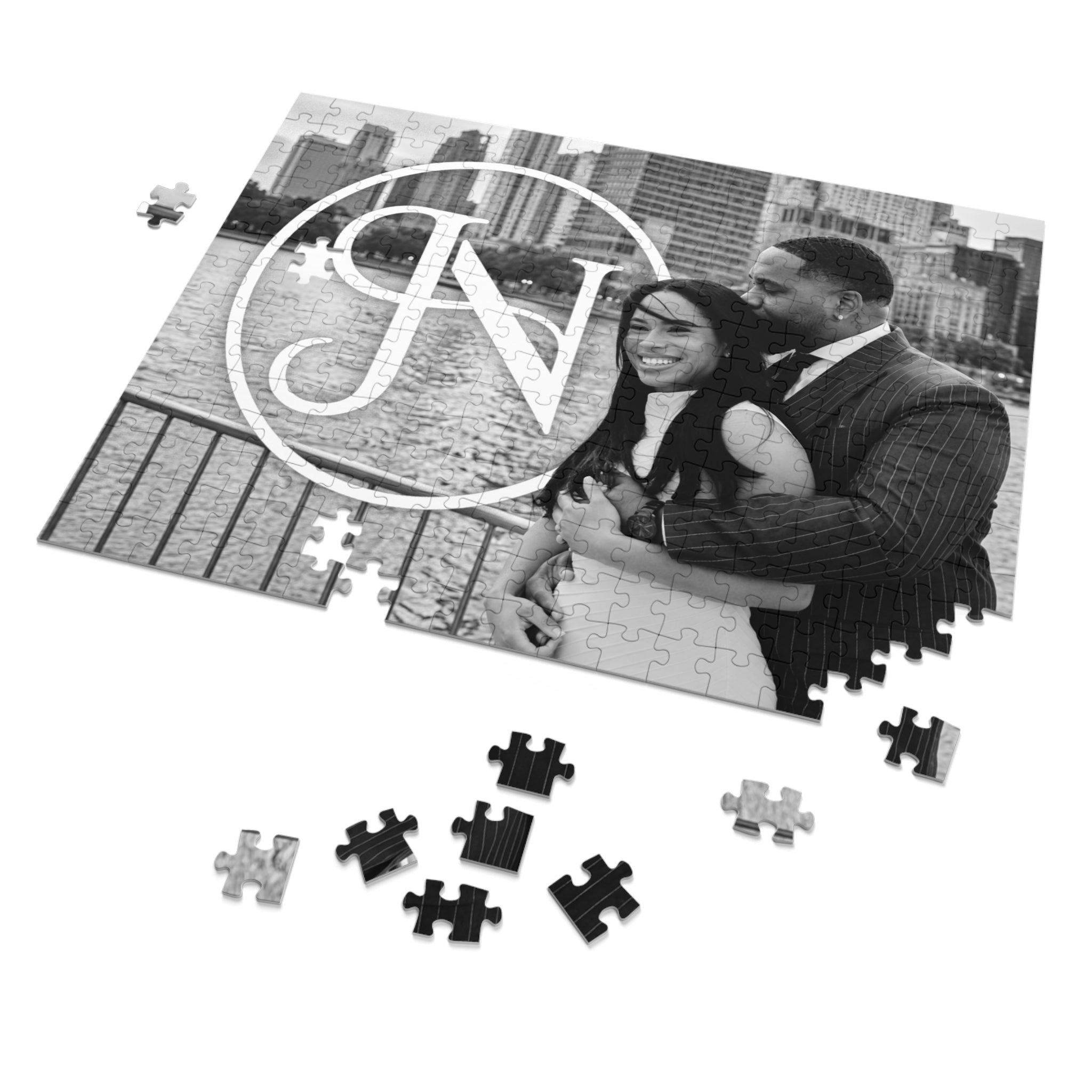 Nigel & Jalen Photo Jigsaw Puzzle with Tin - Custom Keepsake