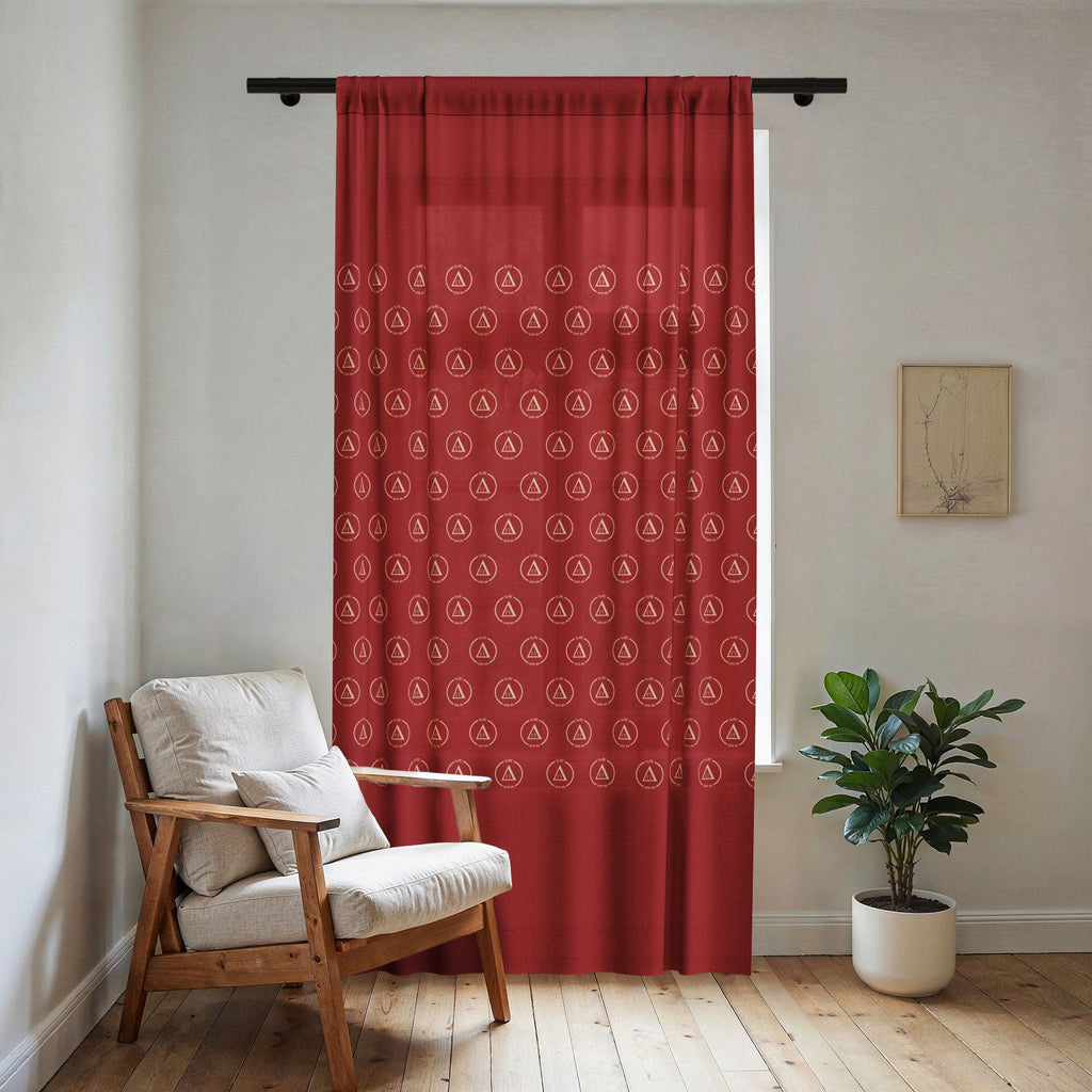 HU SOTC SPR '86 Gamma Iota Sheer Curtain