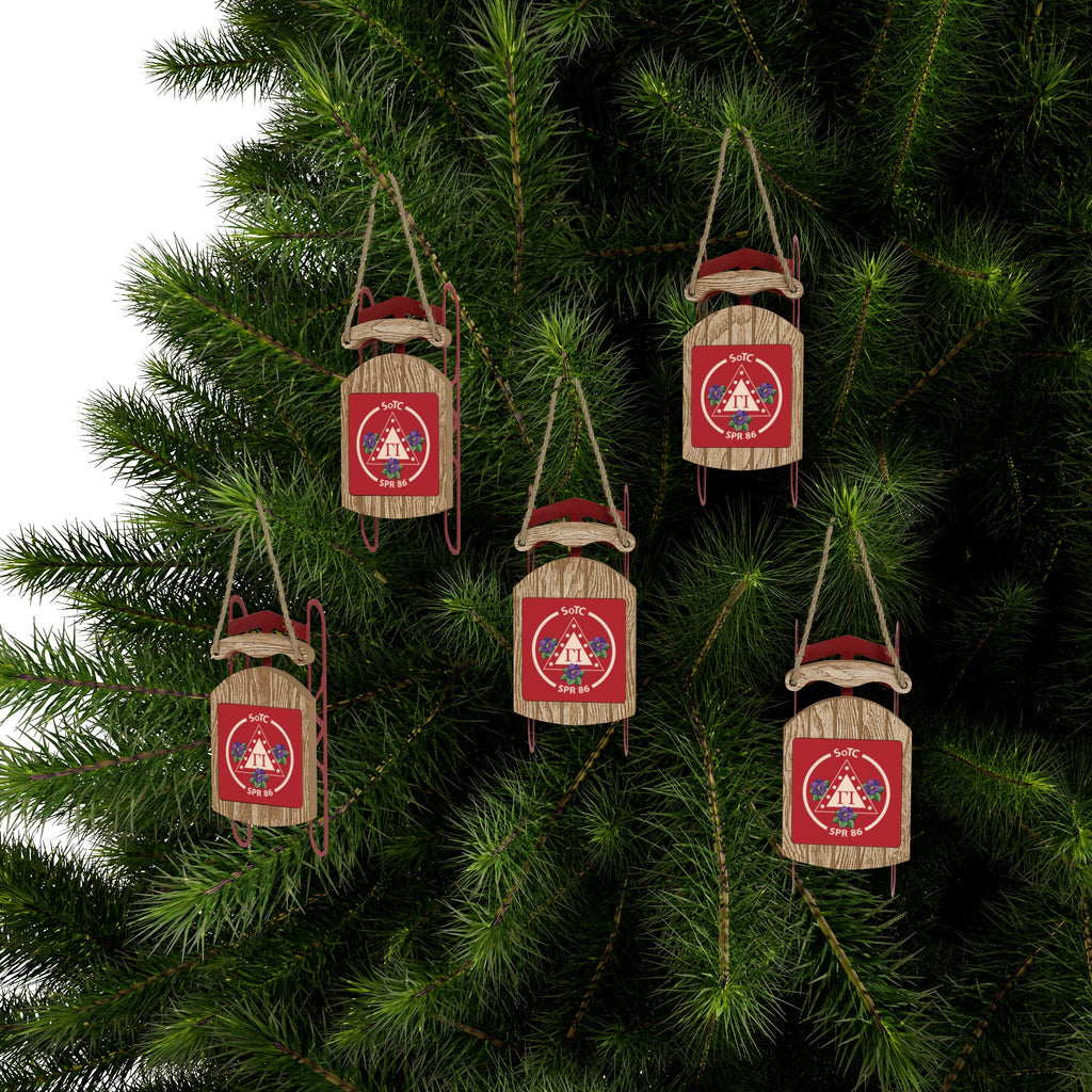 HU SOTC SPR '86 Sled Ornaments