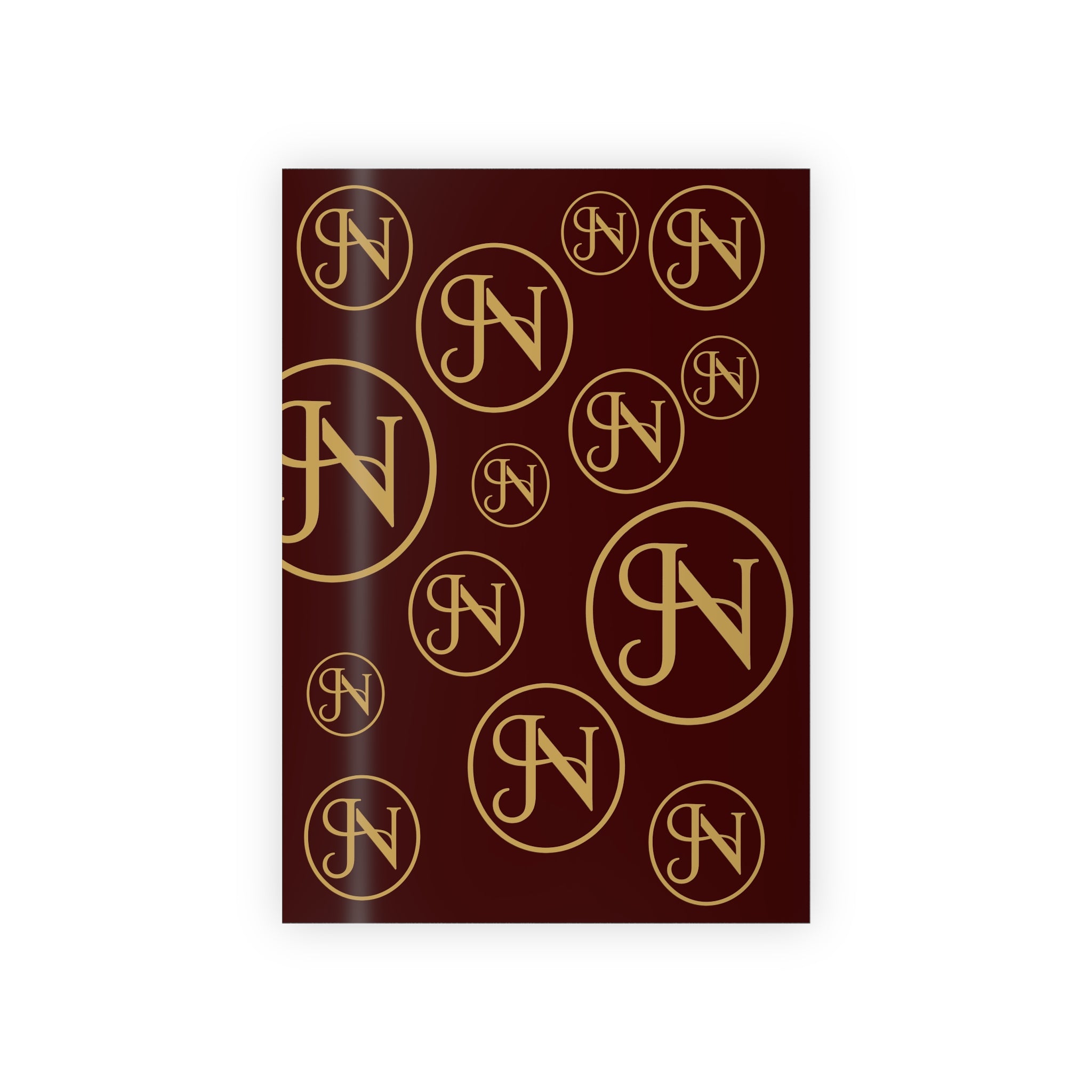 Nigel & Jalen Gift Wrap Roll — Luxe Burgundy & Gold Wrapping Paper