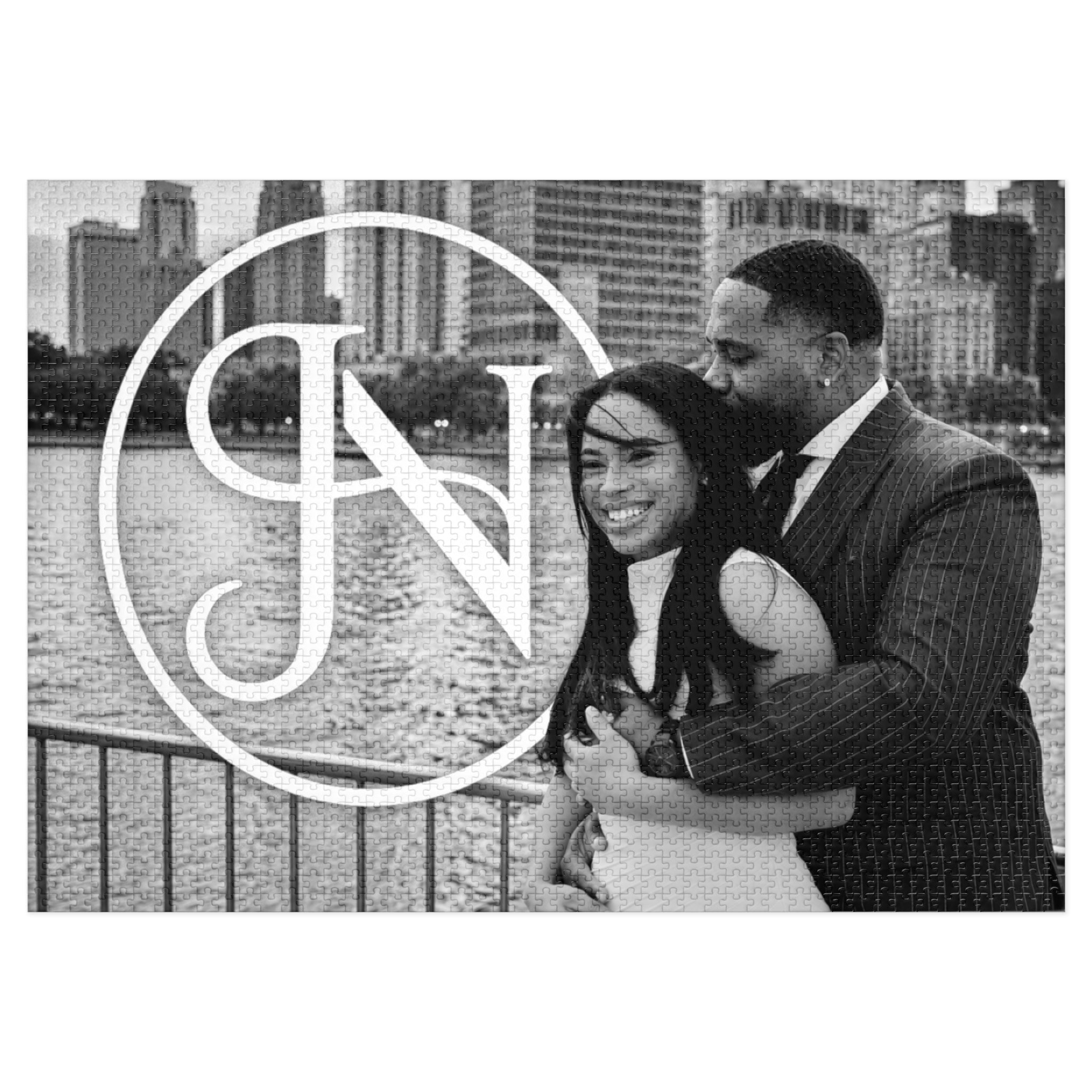 Nigel & Jalen Photo Jigsaw Puzzle with Tin - Custom Keepsake
