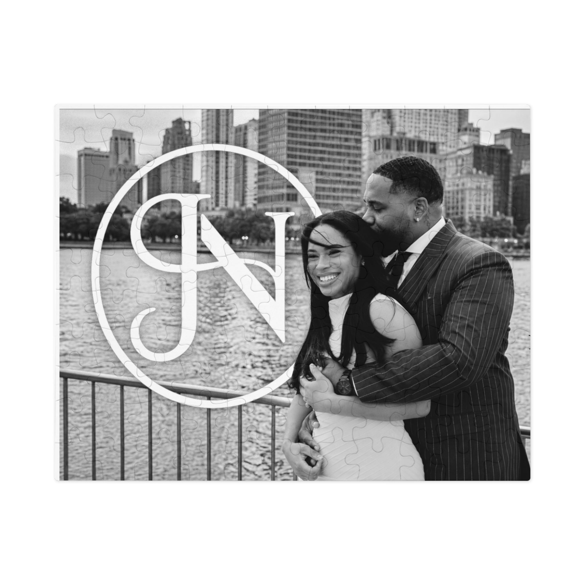 Nigel & Jalen Photo Jigsaw Puzzle with Tin - Custom Keepsake