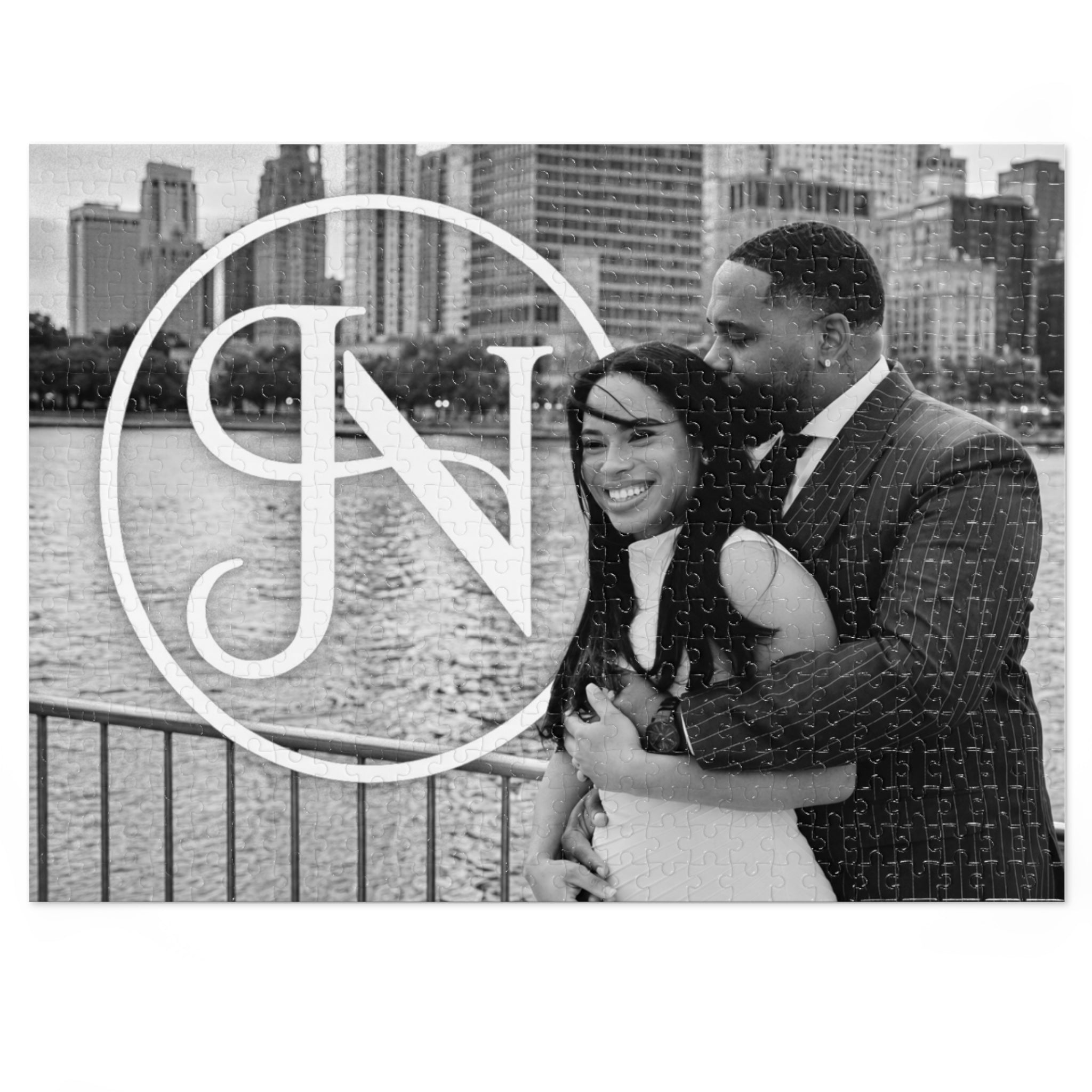 Nigel & Jalen Photo Jigsaw Puzzle with Tin - Custom Keepsake