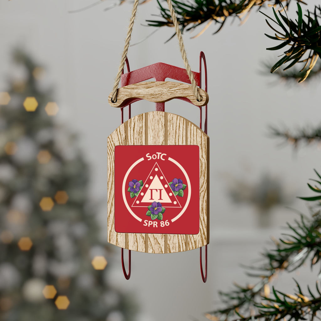 HU SOTC SPR '86 Sled Ornaments