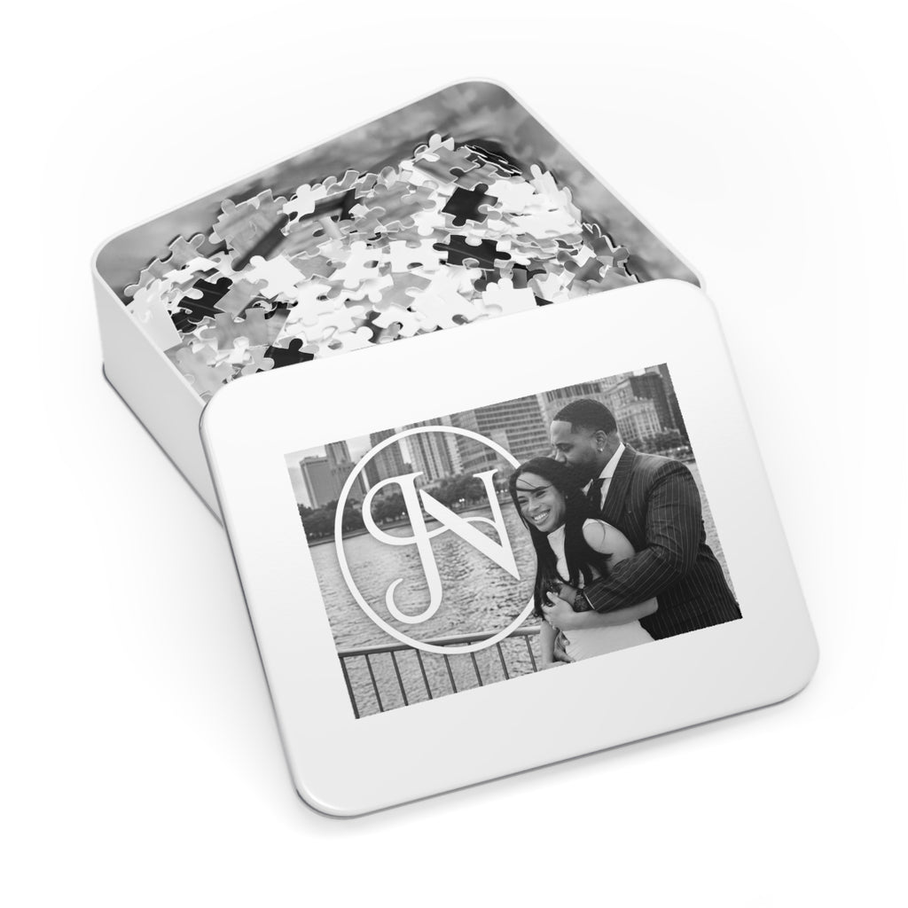 Nigel & Jalen Photo Jigsaw Puzzle with Tin - Custom Keepsake