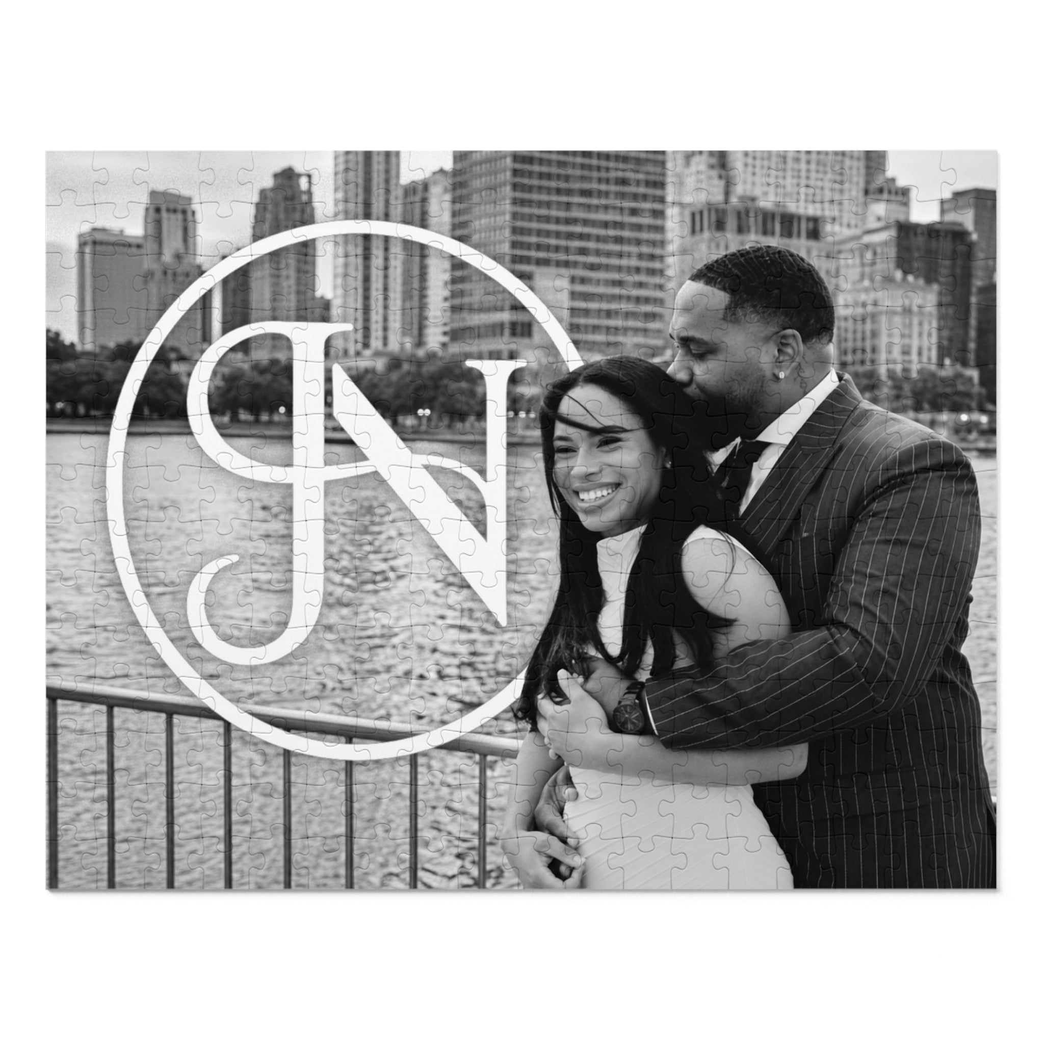 Nigel & Jalen Photo Jigsaw Puzzle with Tin - Custom Keepsake