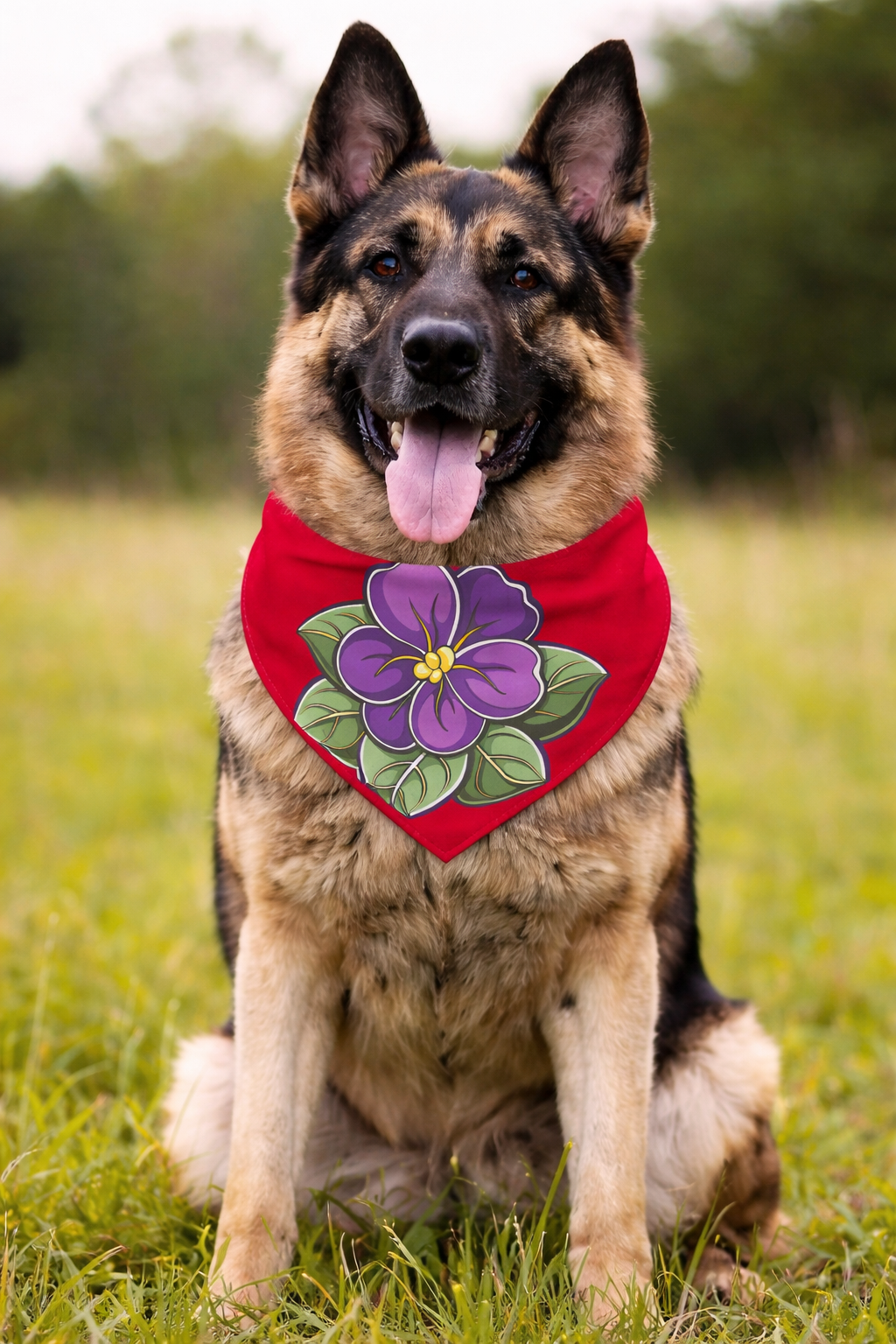 HU SOTC SPR '86 Gamma Iota Pet Bandana Collar LARGE