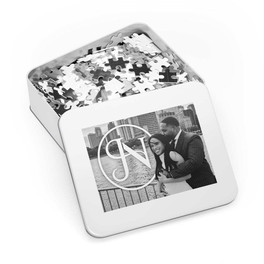 Nigel & Jalen Photo Jigsaw Puzzle with Tin - Custom Keepsake