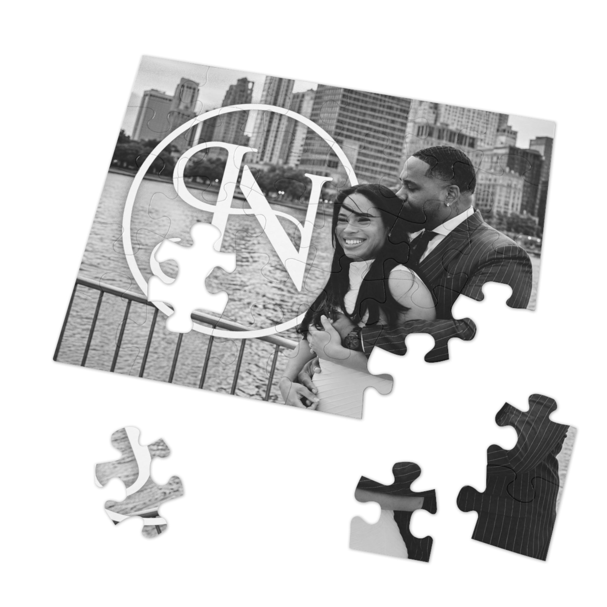 Nigel & Jalen Photo Jigsaw Puzzle with Tin - Custom Keepsake