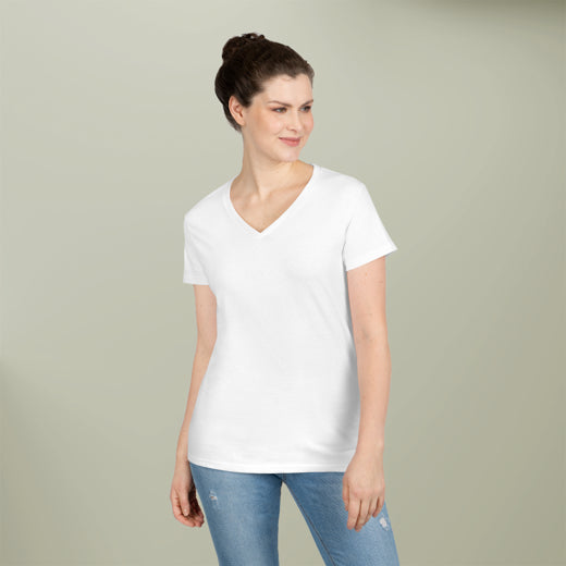 Gildan Gildan 5V00L100% Cotton V-Neck T-shirt