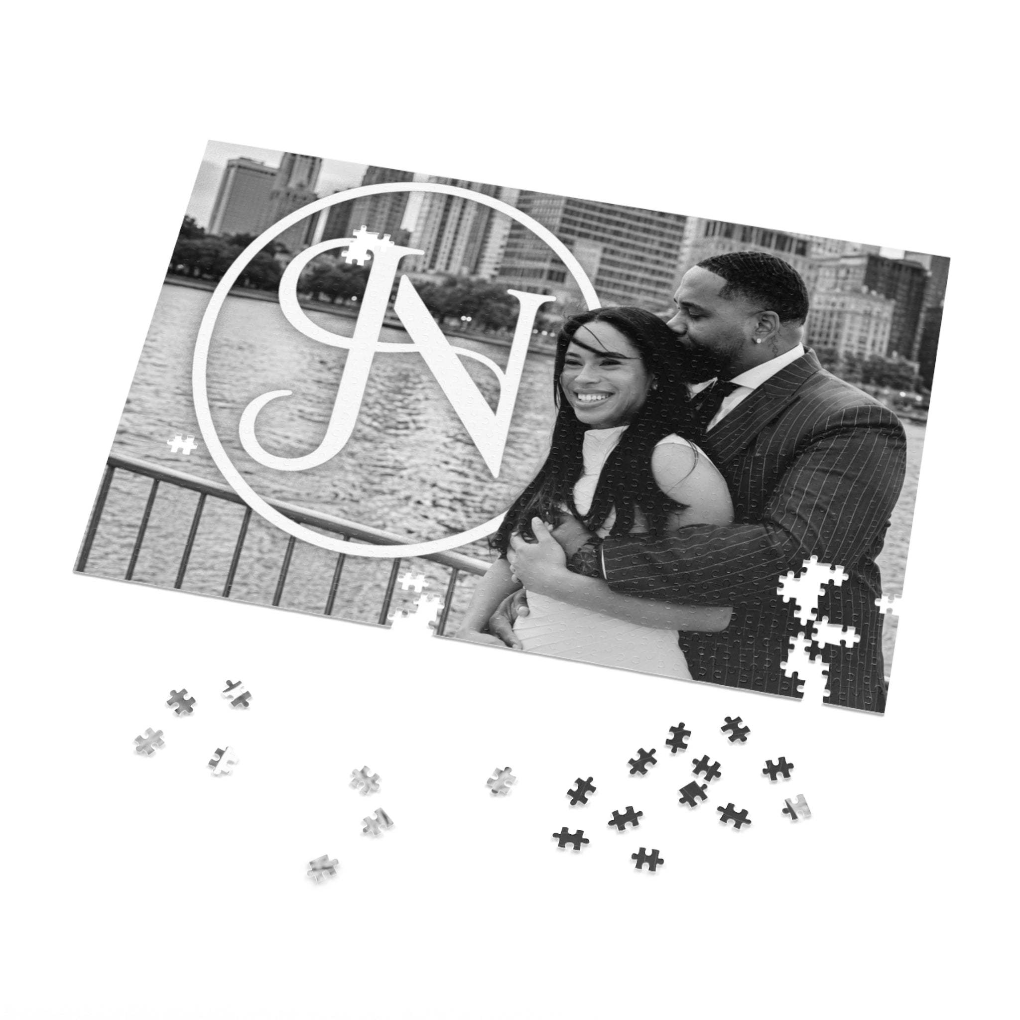 Nigel & Jalen Photo Jigsaw Puzzle with Tin - Custom Keepsake