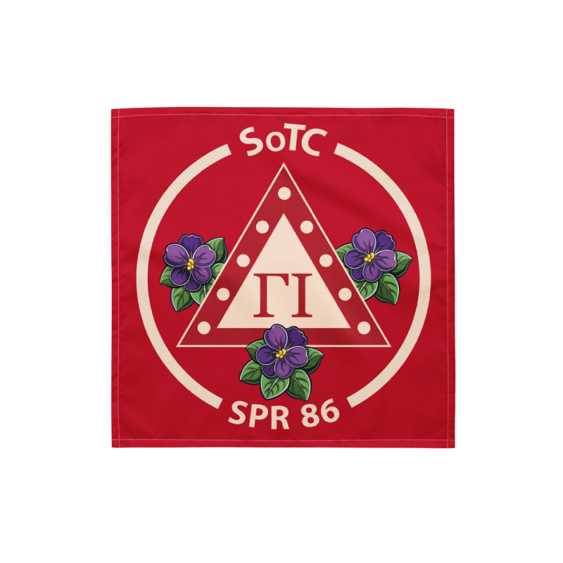 HU SOTC SPR '86 Gamma Iota All-Over Print Bandana