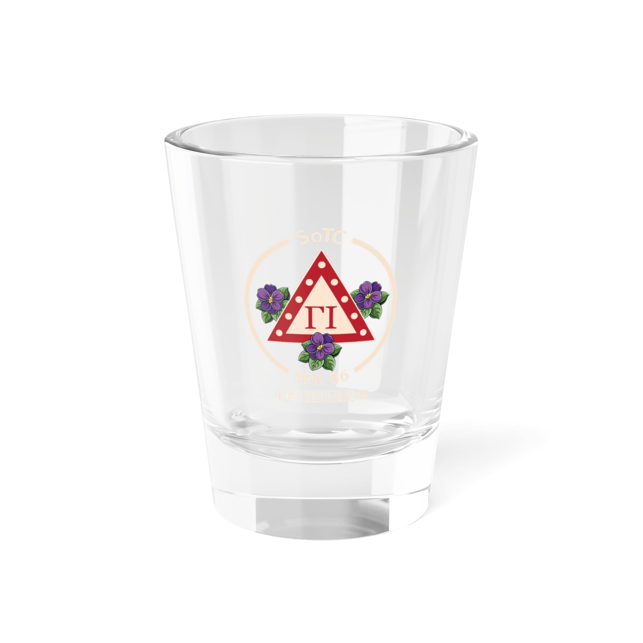 HU SOTC SPR '86 Gamma Iota Shot Glass - 1.5oz