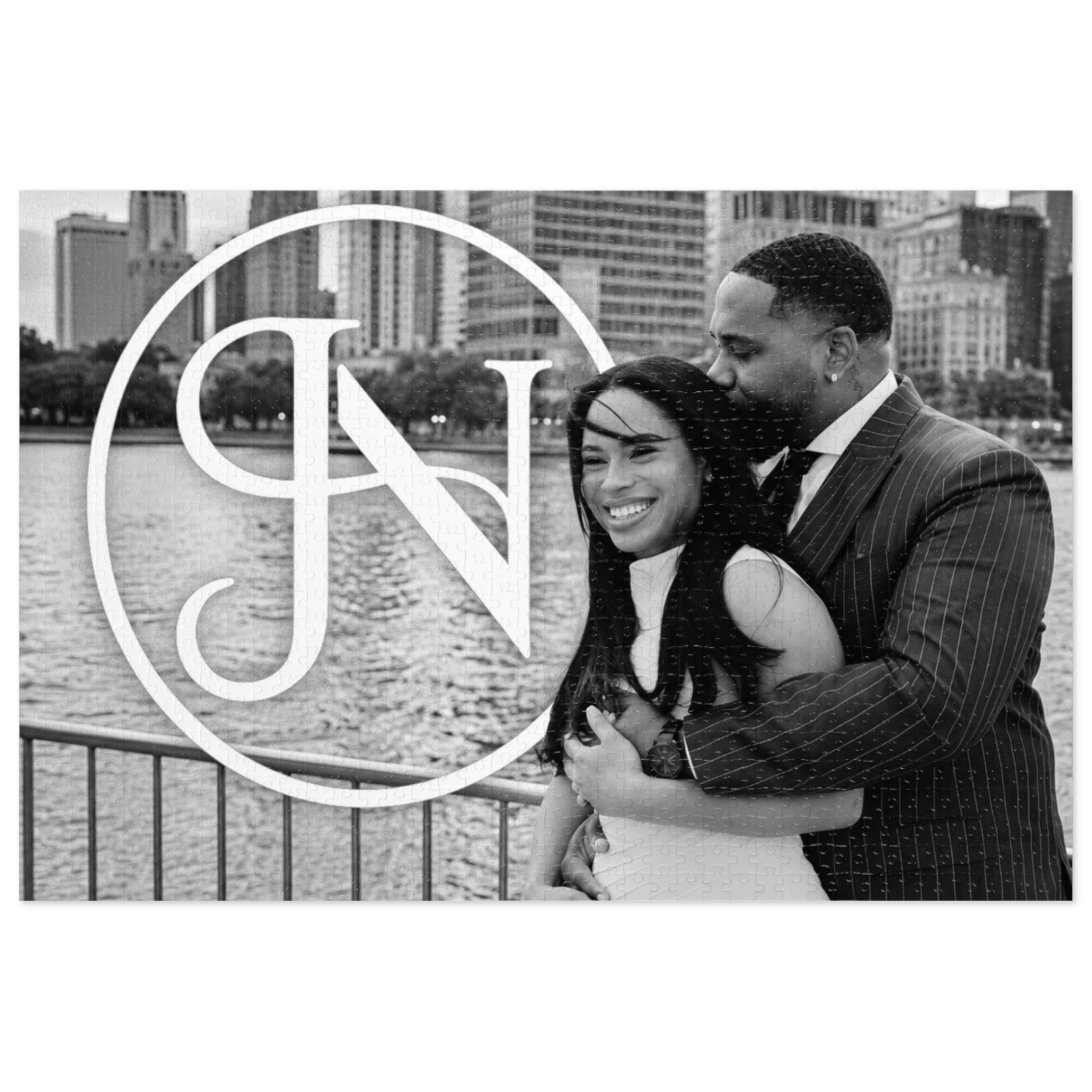 Nigel & Jalen Photo Jigsaw Puzzle with Tin - Custom Keepsake
